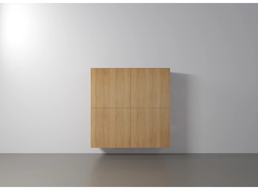 Barkast Capri Riva 380 matte lak zwart eik hout Coesel