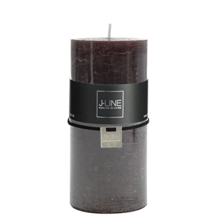 9295 J-Line Jolipa product Cilinderkaars Bruin/Zwart L 72H