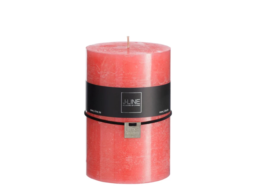 63304 J-Line Jolipa Cilinderkaars Watermeloen XL 120H
