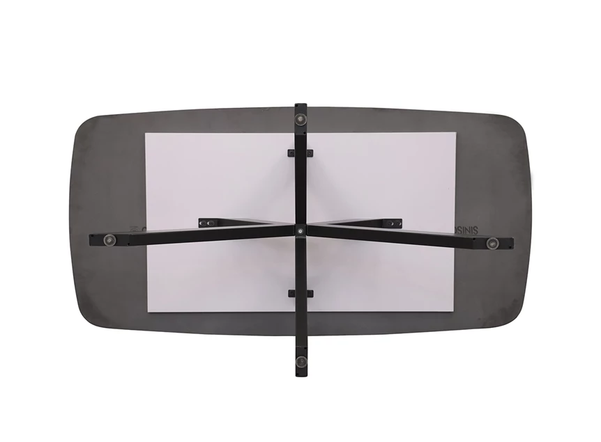 Apollo tafel- 180cm- deens- ovaal- steen- grijs- onderkant