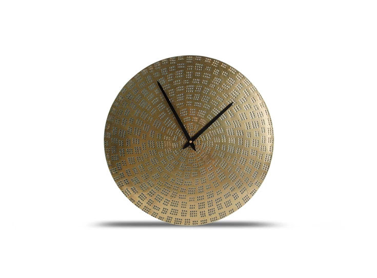 Dot Zone wandklok- Ø38cm- goud