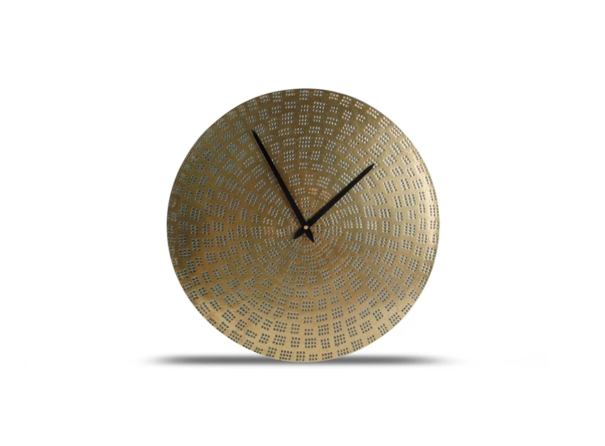 Dot Zone wandklok- Ø38cm- goud