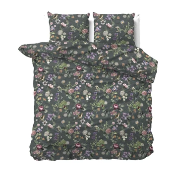 Tripple flower- groen- 240*200/220