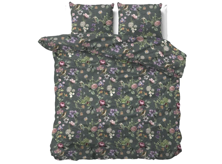 Tripple flower- groen- 240*200/220