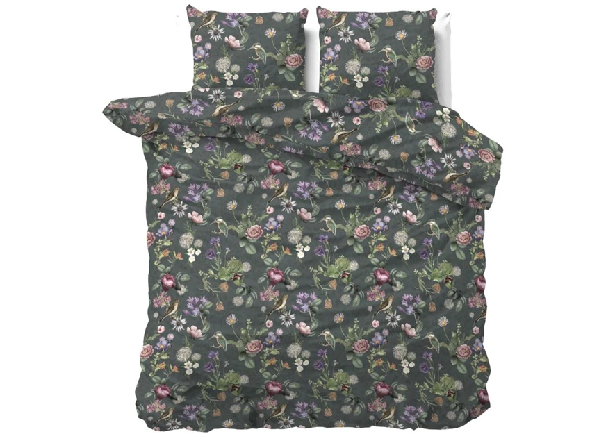 Tripple flower- groen- 240*200/220