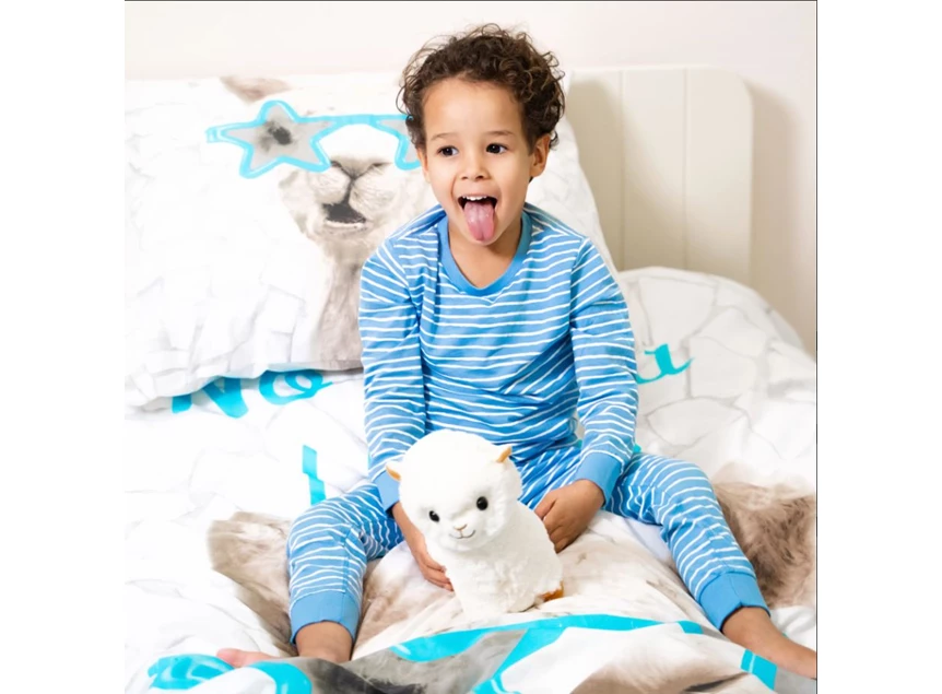 No drama llama- wit- 140*220- sfeer met kind