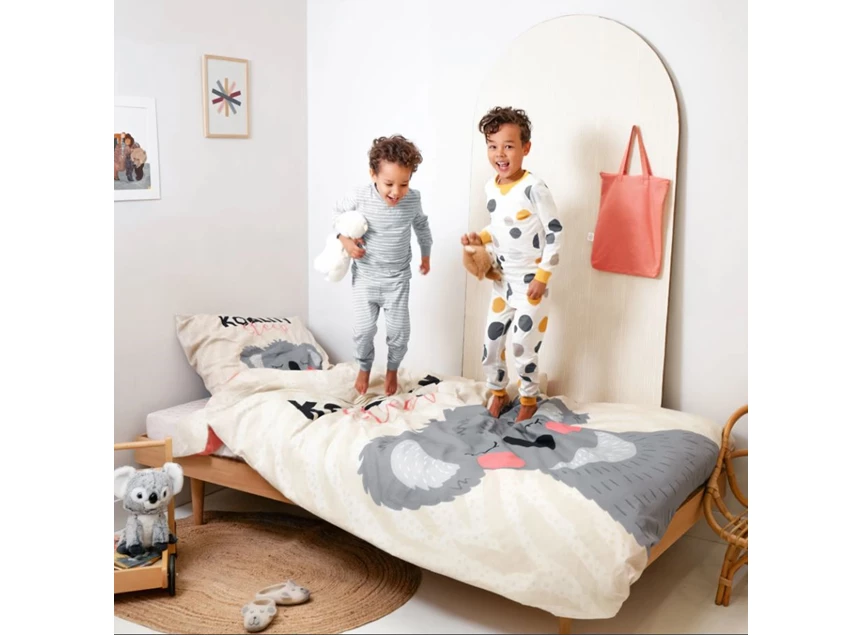 Koality sleep- zand- 140*220- sfeer met kind