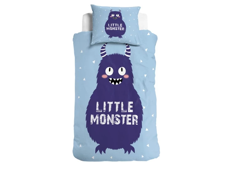 Little Monster- blauw- 140*220