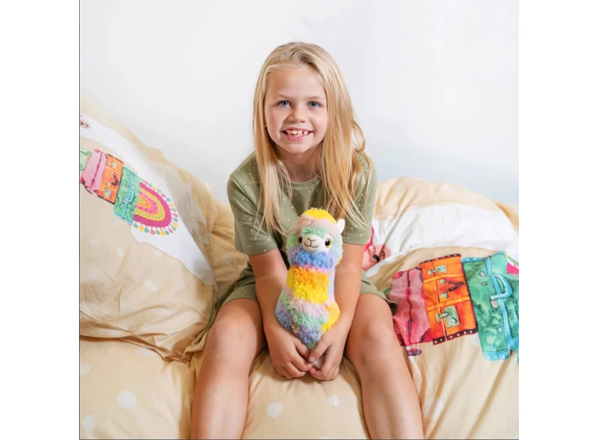 Alpaca adventure- zand- 140*220- sfeer met kind