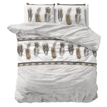 Feathers 3- grijs- 240*220