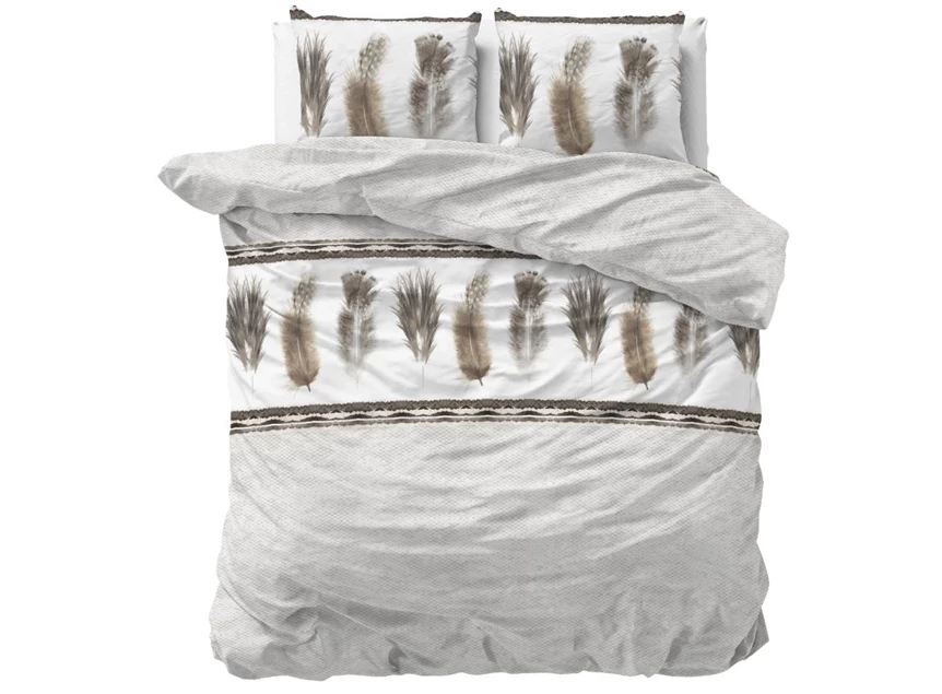 Feathers 3- grijs- 240*220