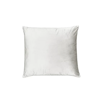 M2034 velvet maison maison ecru fluweel sierkussen 50x50cm decoratie