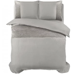 Velvet band- zand/grijs- 140*220