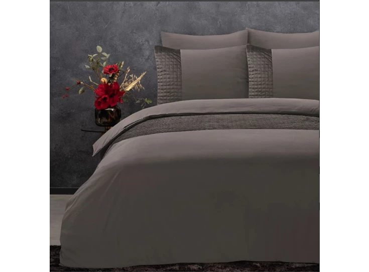 Velvet band- taupe- 140*220- sfeerbeeld