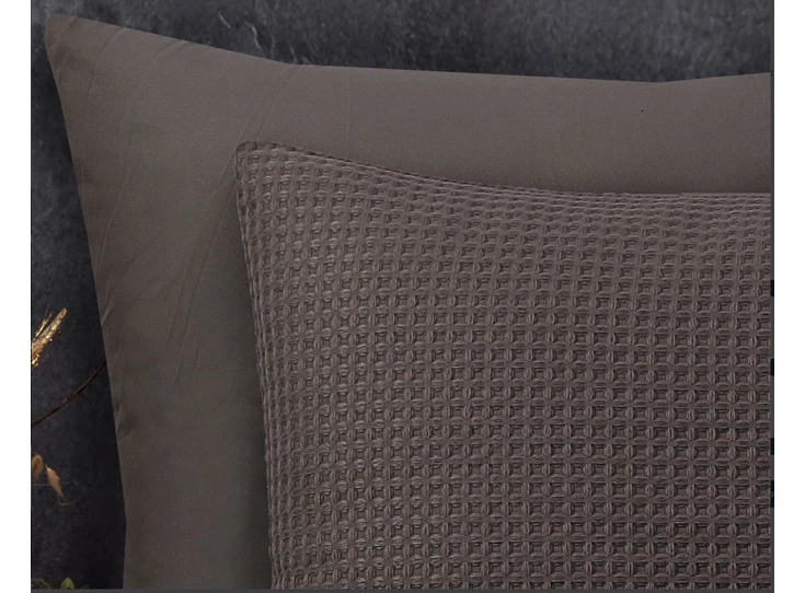 Waffle- taupe- 240*220- detail