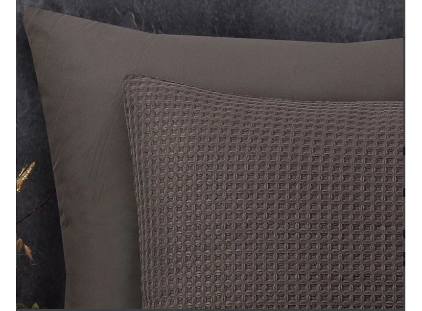 Waffle- taupe- 240*220- detail