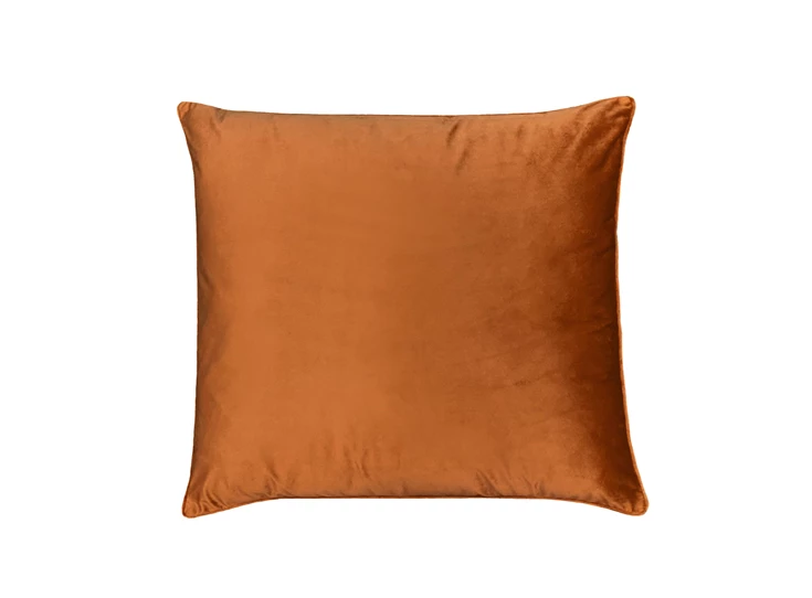 M2035 velvet sierkussen maison maison 50x50cm fluweel cognac