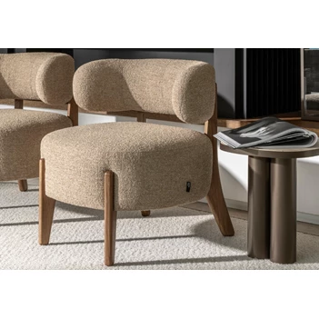 Low Dining Chair bijzetzetel Taza stof Passe Partout