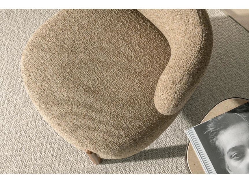 Bovenkant Low Dining Chair bijzetzetel Taza stof Passe Partout