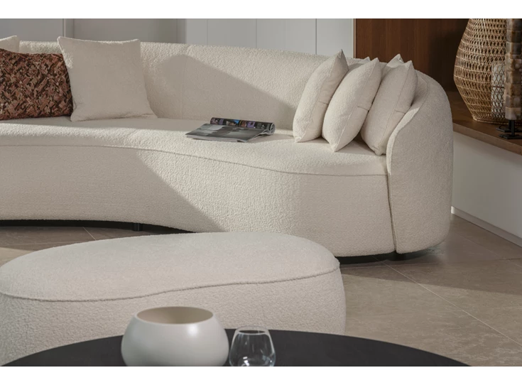 Front Zetel sofa 3,5-zit Mogador stof Passe Partout
