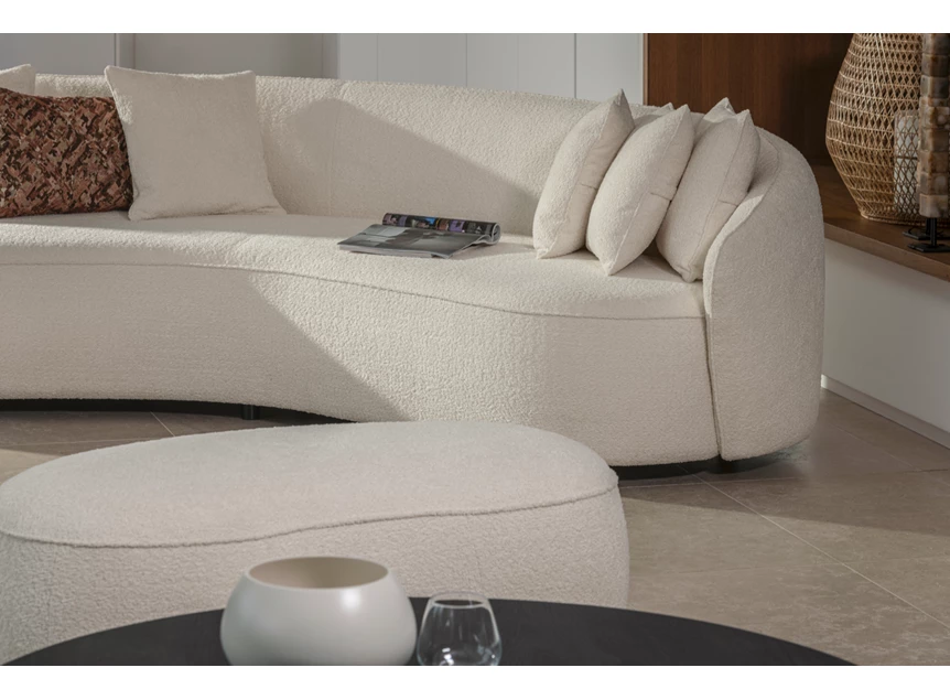Front Zetel sofa 3,5-zit Mogador stof Passe Partout