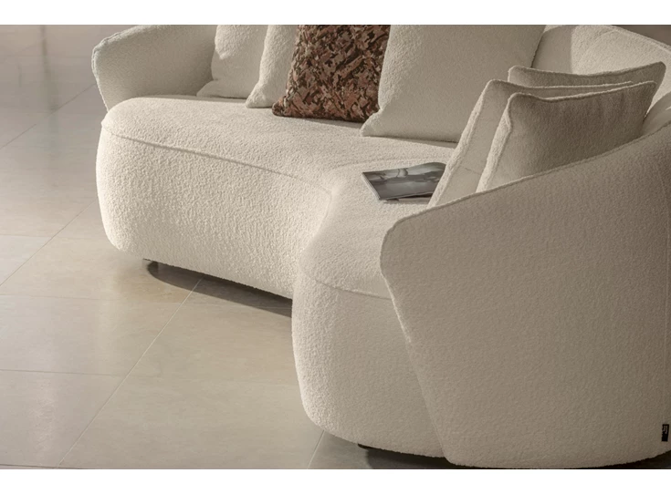 Zijkant Zetel sofa 3,5-zit Mogador stof Passe Partout