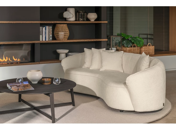 Sfeerfoto Canapé 3-zit Mogador stof Passe Partout