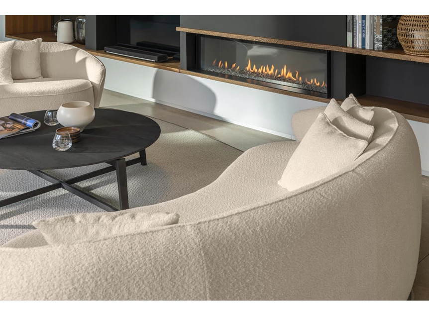 Rugleuning Canapé 3-zit Mogador stof Passe Partout