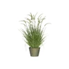 83461 Jolipa J-Line kunstplant Gras met staarten in metalen Pot