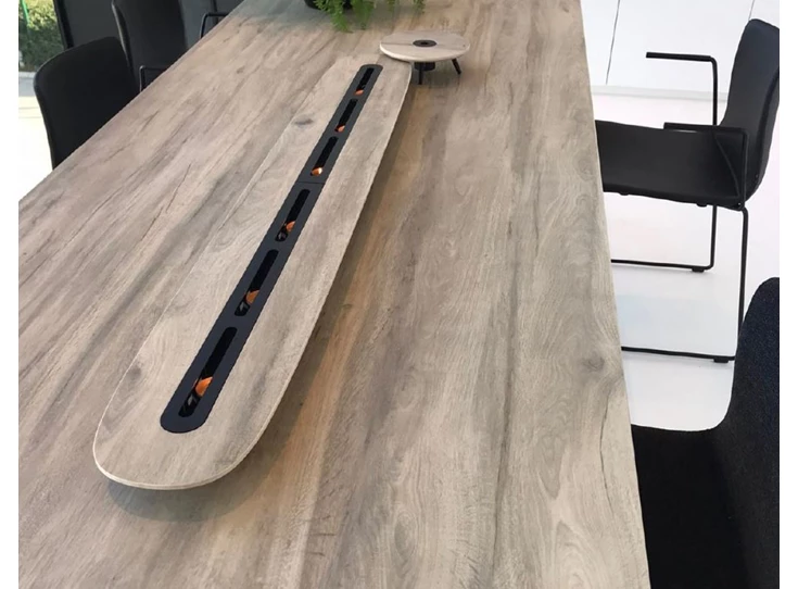 Op tafel Plate Warmer Heatt 140 Xeramica 13mm Soft Oak Joli