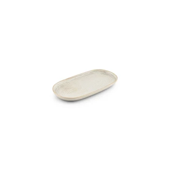 Cameo serveerschaal- 23x12cm- beige