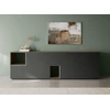Dressoir Capri opstelling 2757 matte lak antraciet Coesel