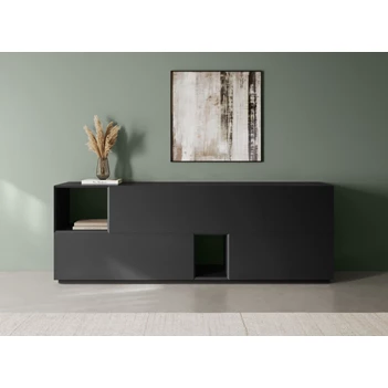 Dressoir Capri opstelling 2450 matte lak zwart Coesel