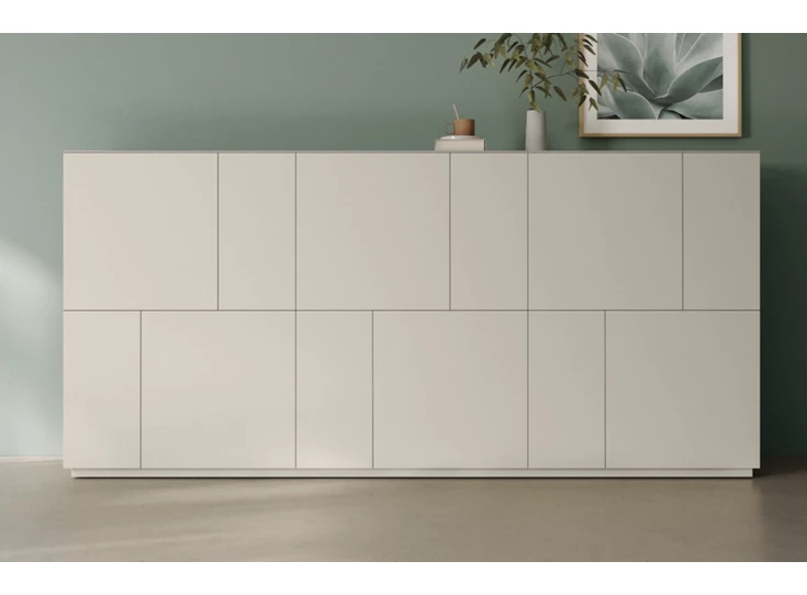 Barkast Capri opstelling 840 matte lak beige Coesel