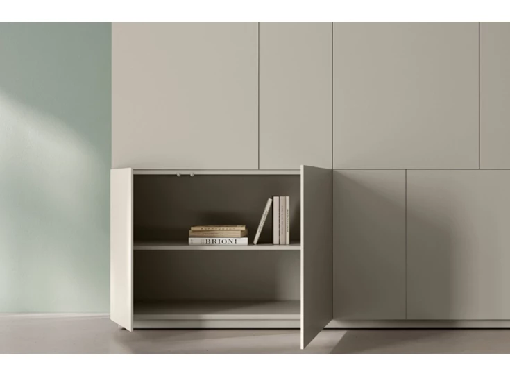 Open Barkast Capri opstelling 840 matte lak beige Coesel