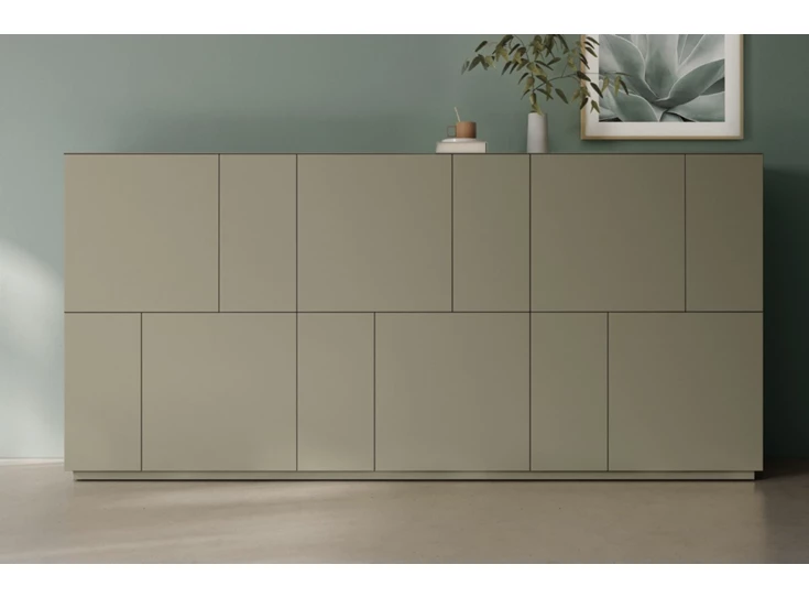 Barkast Capri opstelling 840 matte lak olijf Coesel