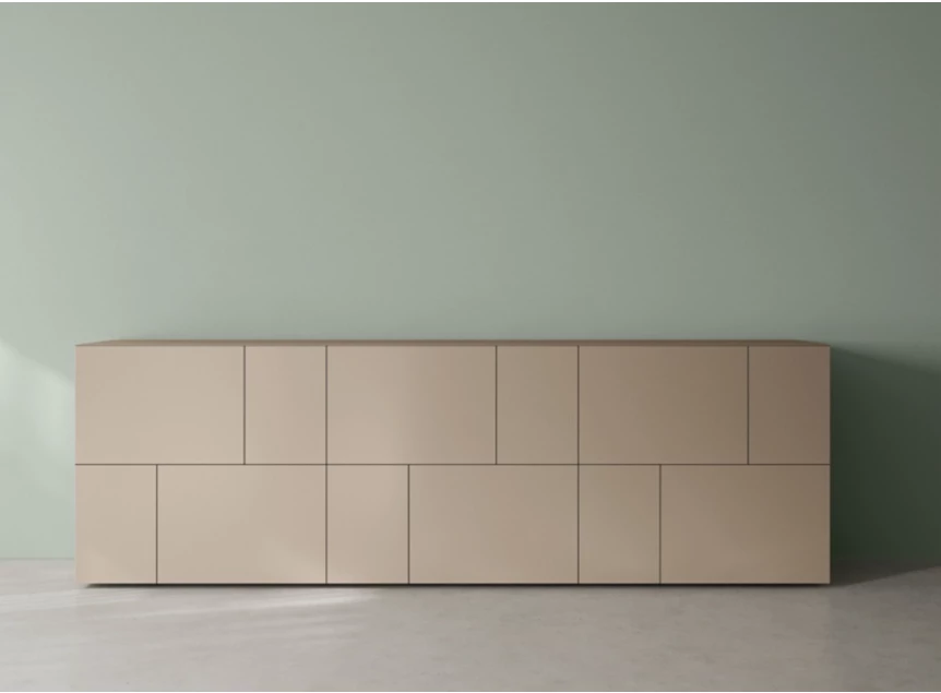 Front Dressoir Capri opstelling 810 matte lak sahara Coesel