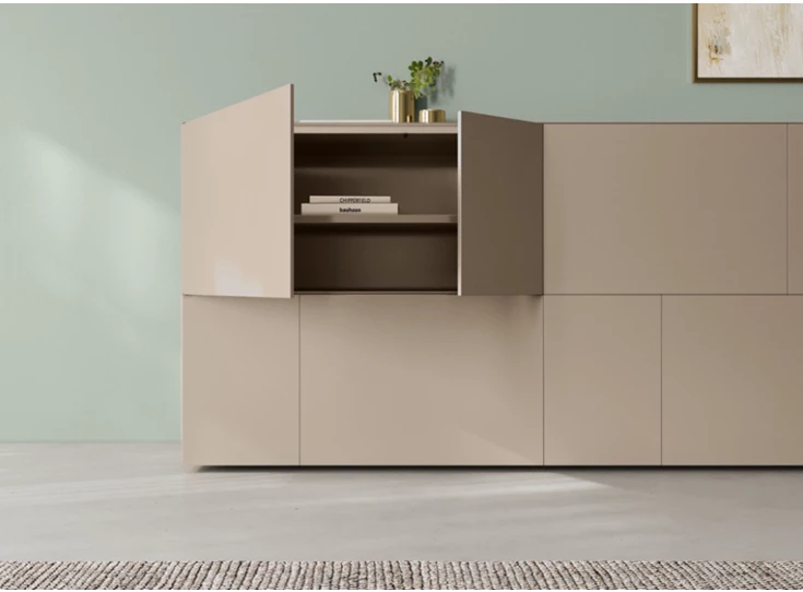 Open Dressoir Capri opstelling 810 matte lak sahara Coesel