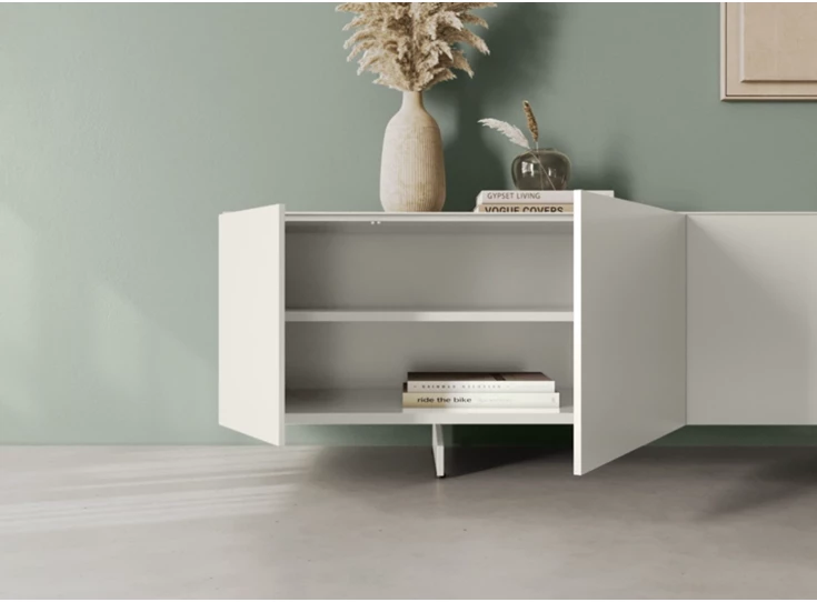 Open Tv-kast Capri opstelling 780 matte lak beige Coesel