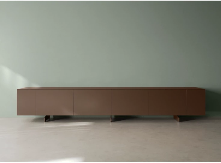 Front Tv-kast Capri opstelling 780 matte lak brons Coesel