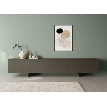 Tv-kast Capri opstelling 760 matte lak carbon Coesel