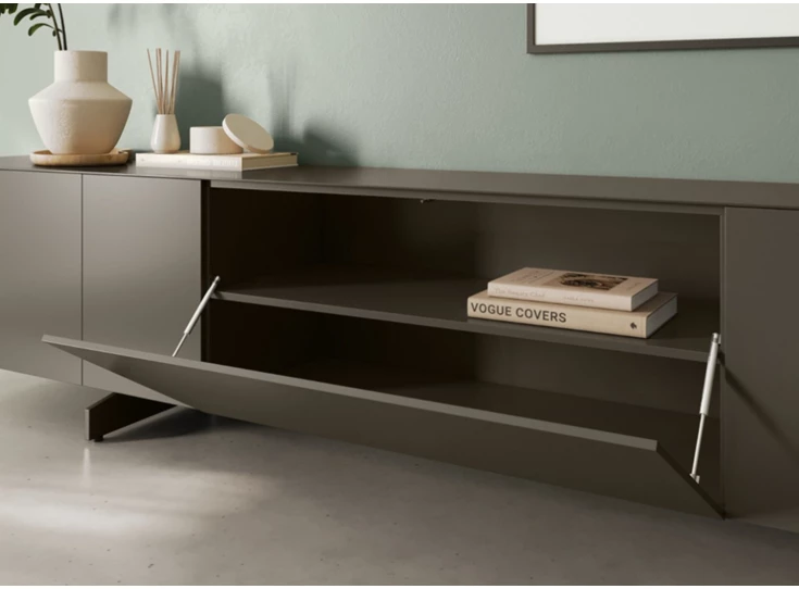 Open Tv-kast Capri opstelling 760 matte lak carbon Coesel