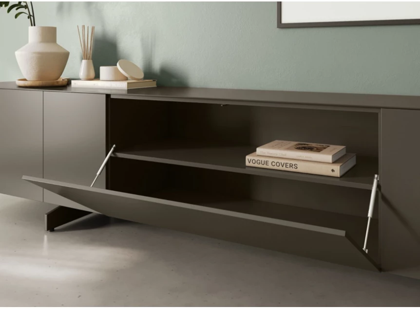 Open Tv-kast Capri opstelling 760 matte lak carbon Coesel