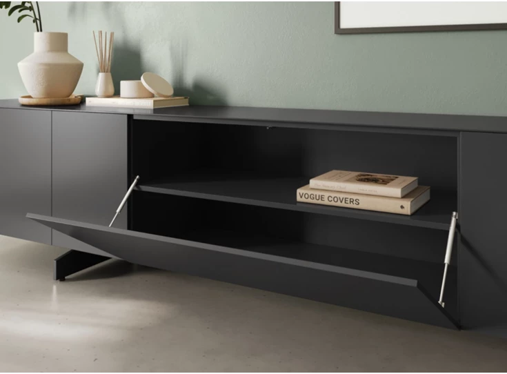 Open Tv-kast Capri opstelling 760 matte lak antraciet Coesel