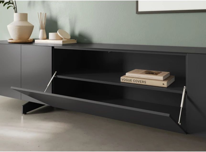 Open Tv-kast Capri opstelling 760 matte lak antraciet Coesel