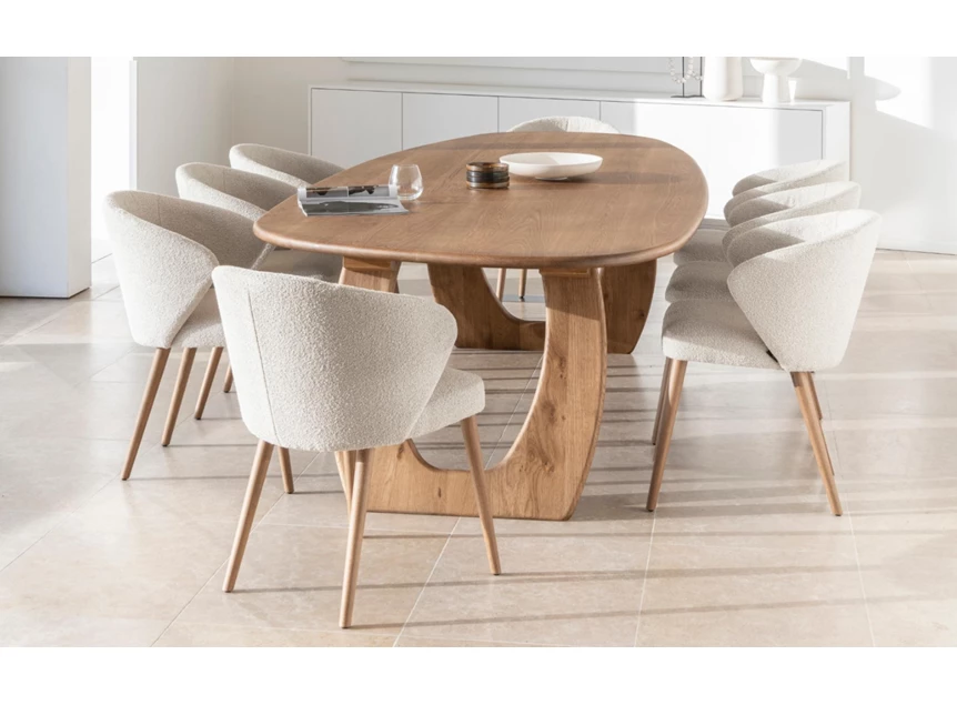 Achterkant Armstoel Popsy stof bouclé Passe Partout