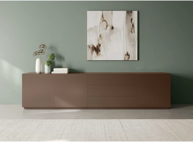 Dressoir Capri opstelling 740 matte lak brons Coesel