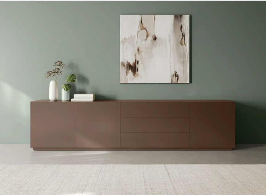 Dressoir Capri opstelling 740 matte lak brons Coesel