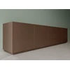 Zijkant Dressoir Capri opstelling 740 matte lak brons Coesel