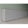 Zijkant Dressoir Capri opstelling 740 matte lak grijs Coesel